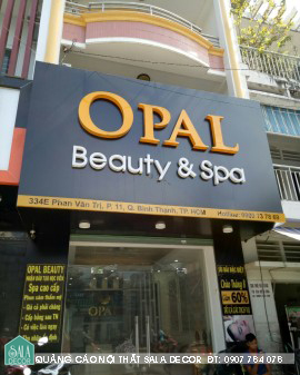 Nội thất Opal spa giá rẻ đẹp tại Bình Thạnh